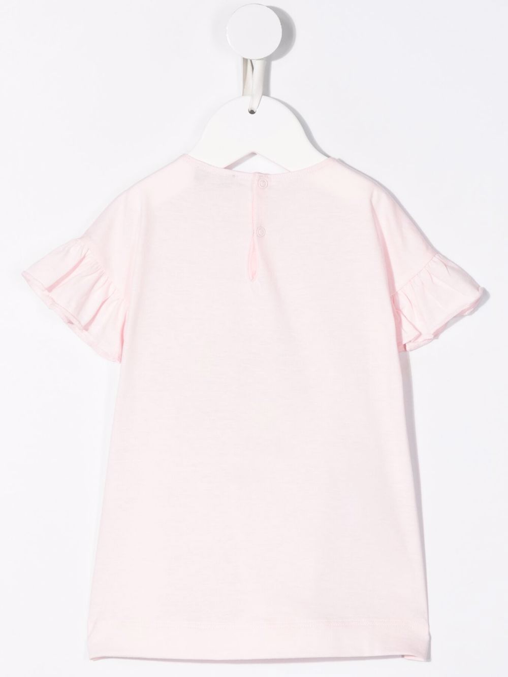 Il Gufo T-shirtjurk met print - Roze