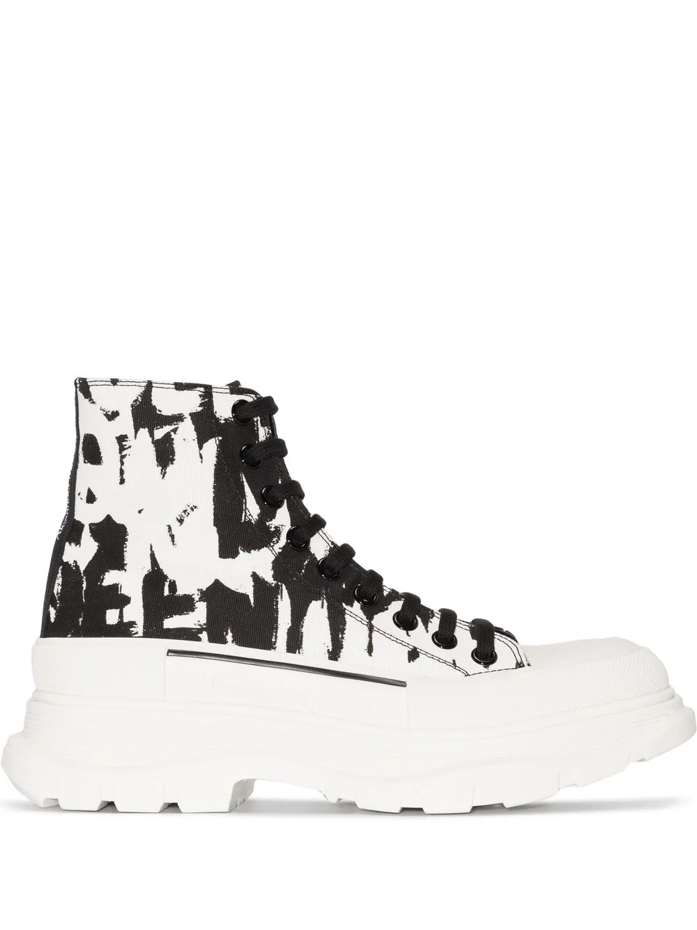 

Alexander McQueen tenis Treadslick - Blanco