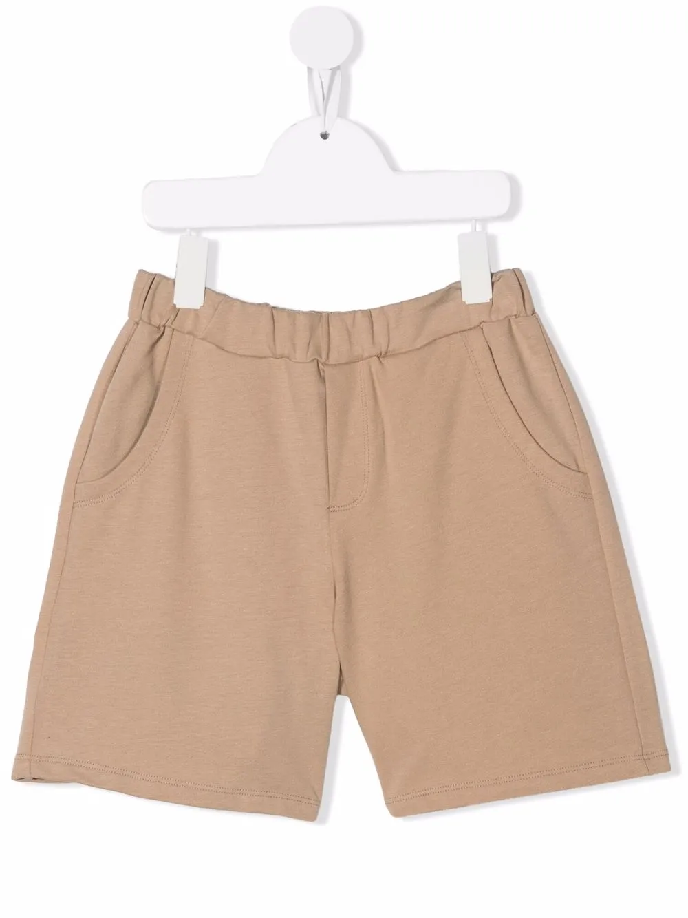 

Douuod Kids straight-leg track shorts - Neutrals