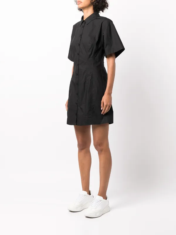 frame short sleeve shirt dress