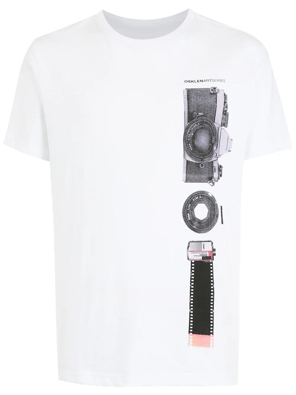 

Osklen analog camera-print T-shirt - White