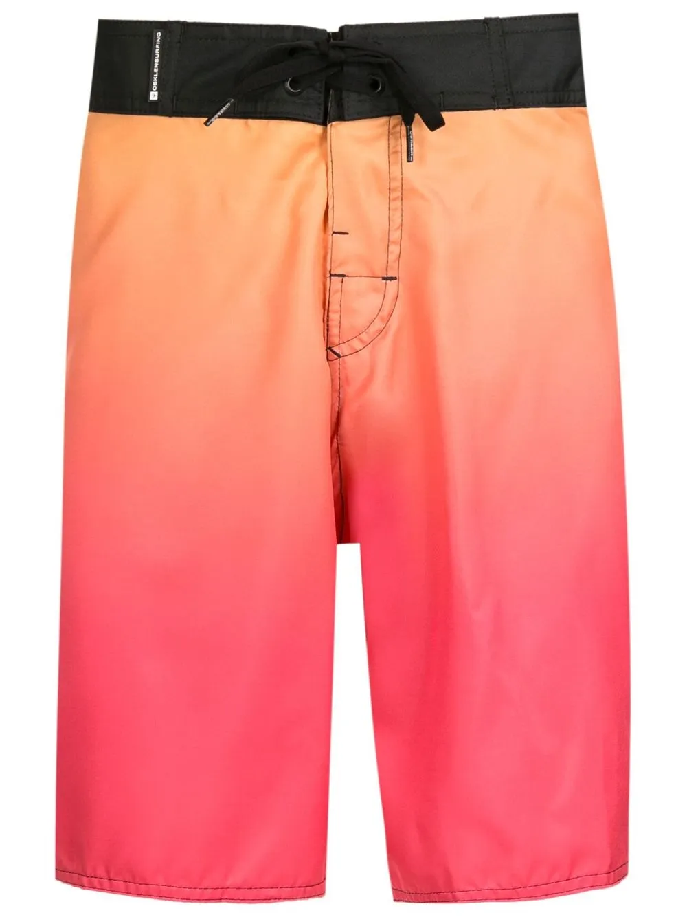 

Osklen shorts con cordones y efecto degradado - Naranja