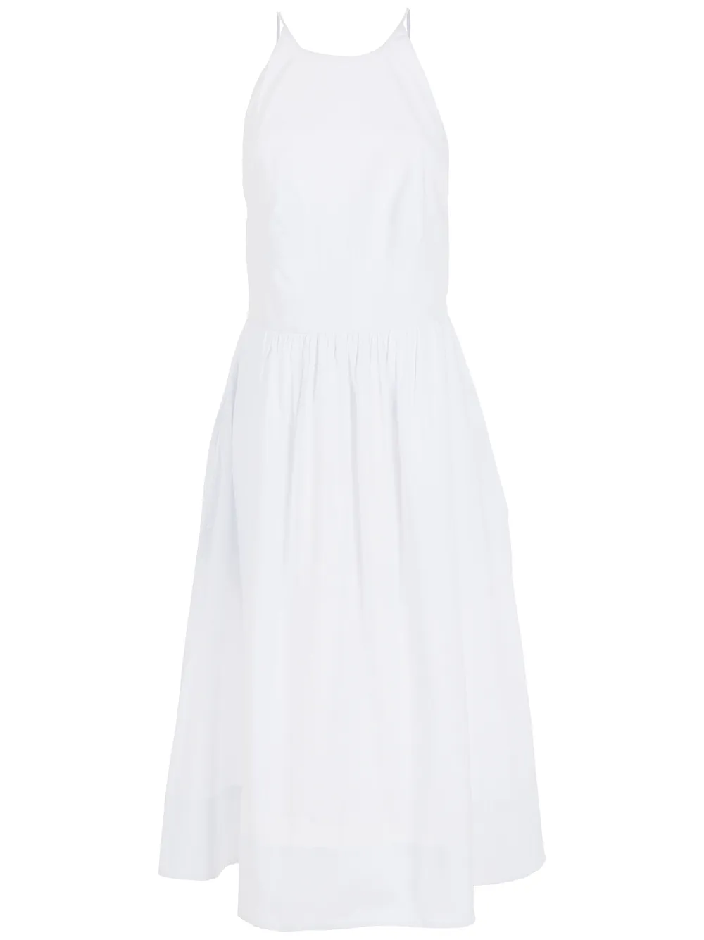 

Osklen vestido midi acampanado - Blanco