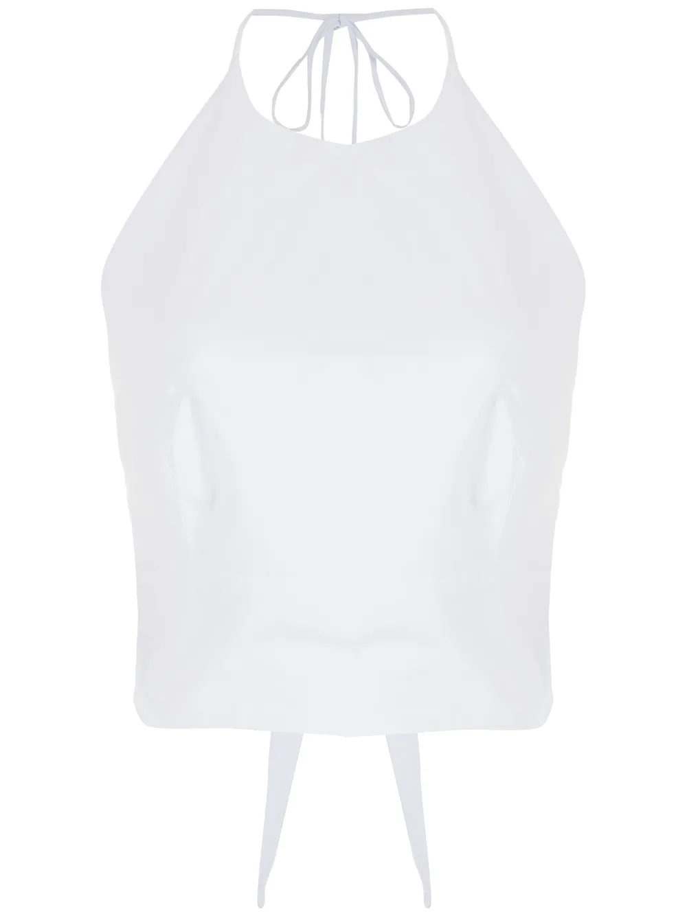 

Osklen halterneck cotton top - White