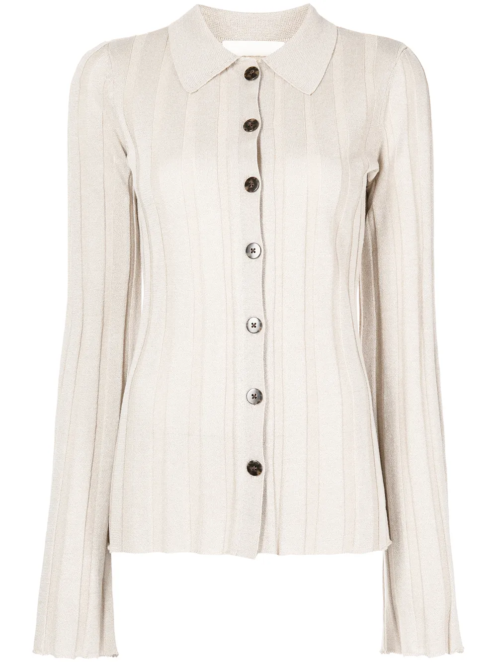 

SIR. Isobel button-down top - Neutrals