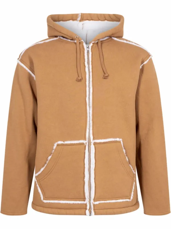 Mens 2025 shearling hoodie