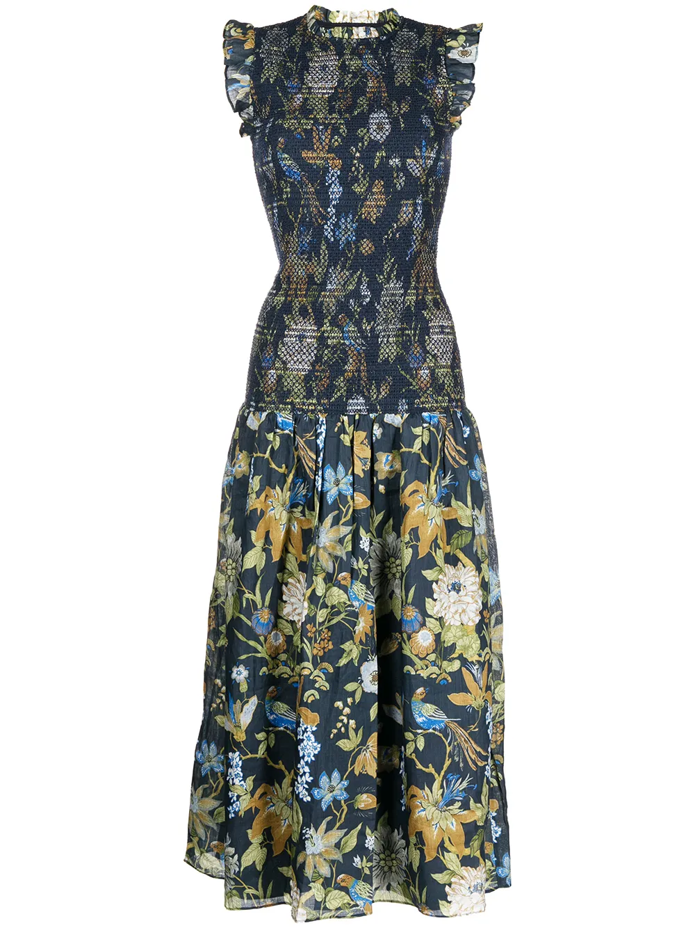 

SIR. vestido midi Diana floral - Multicolor