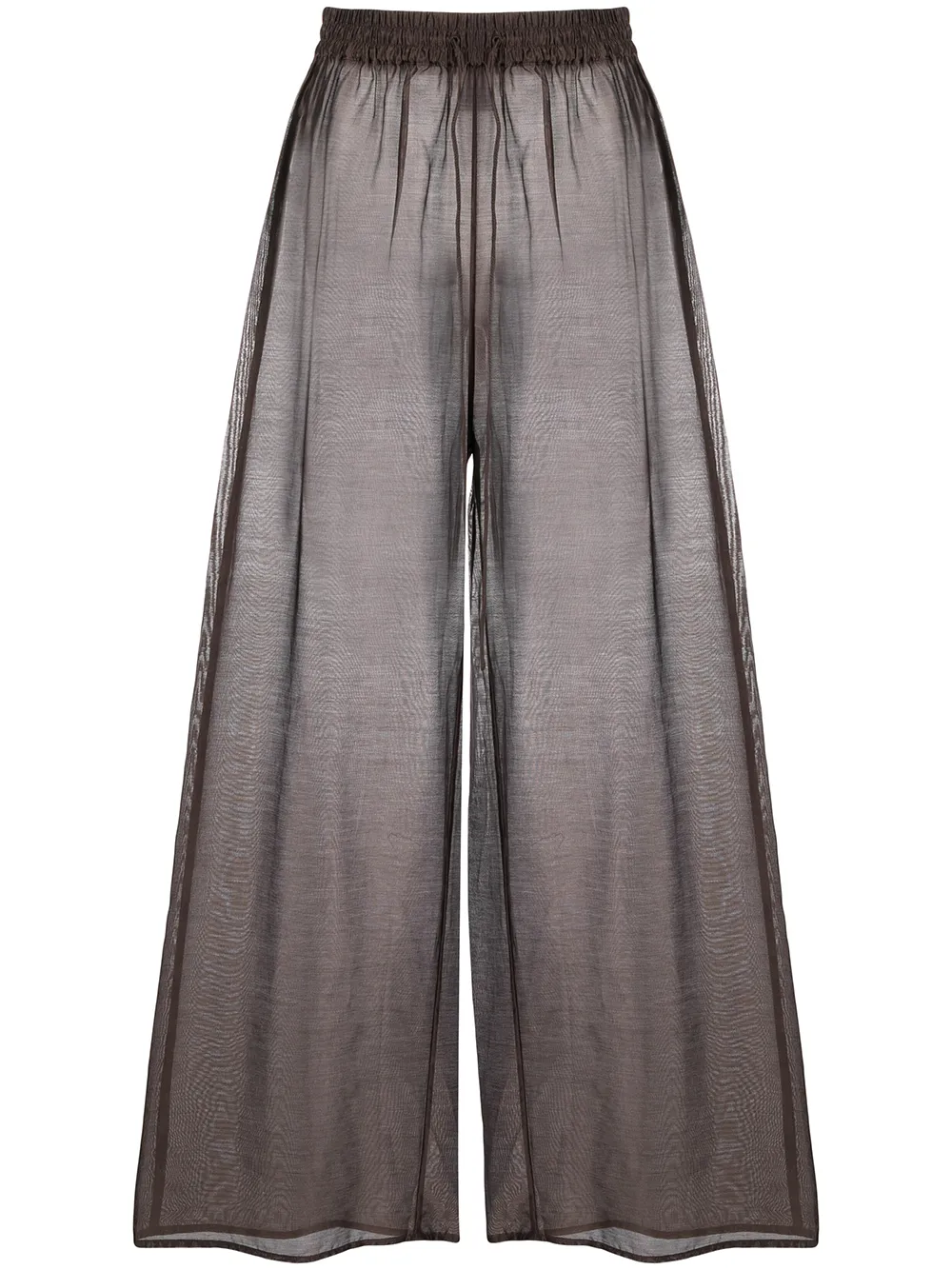 

SIR. Anje sheer wide-leg trousers - Brown