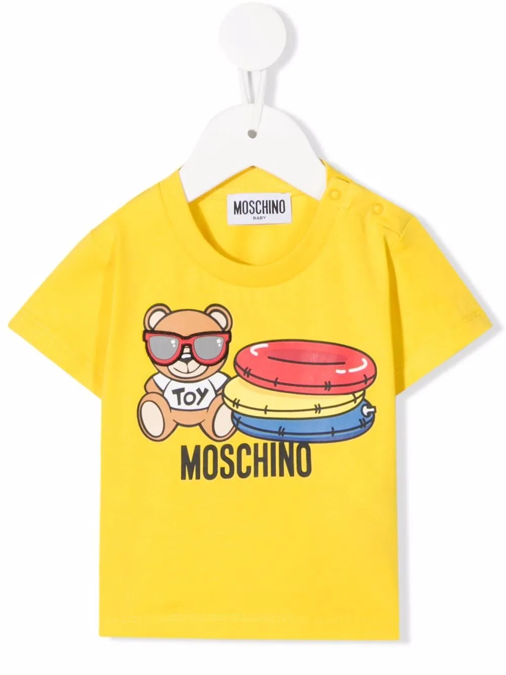 Moschino Kids футболка с принтом Teddy Bear