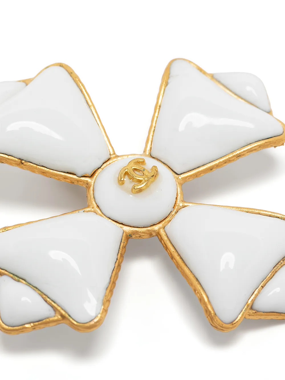 Cc-Logo Cross Brooch