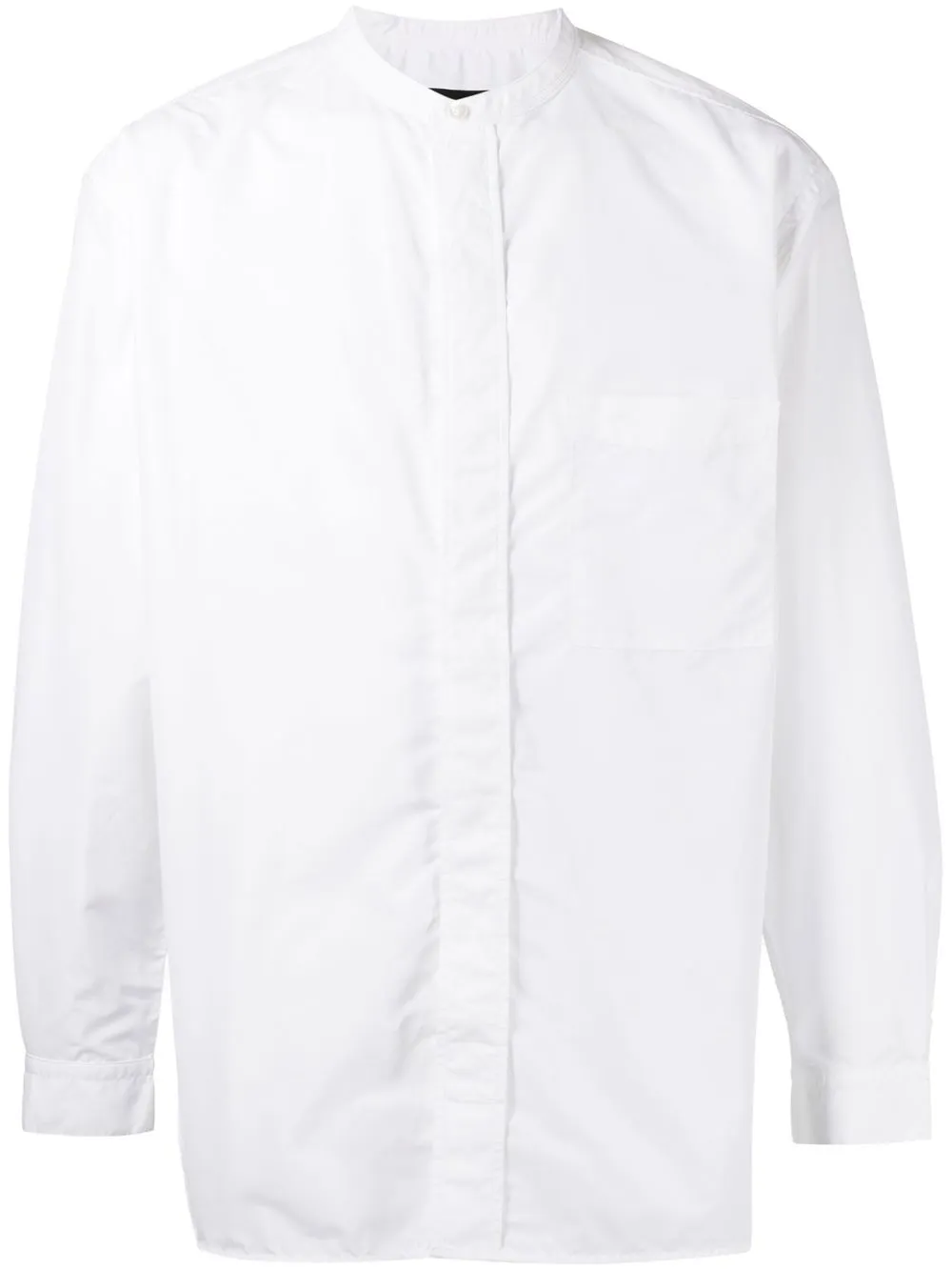 

3.1 Phillip Lim camisa con cuello mao - Blanco