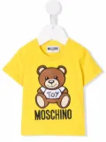 Moschino Kids teddy bear-print short-sleeved T-shirt - Yellow