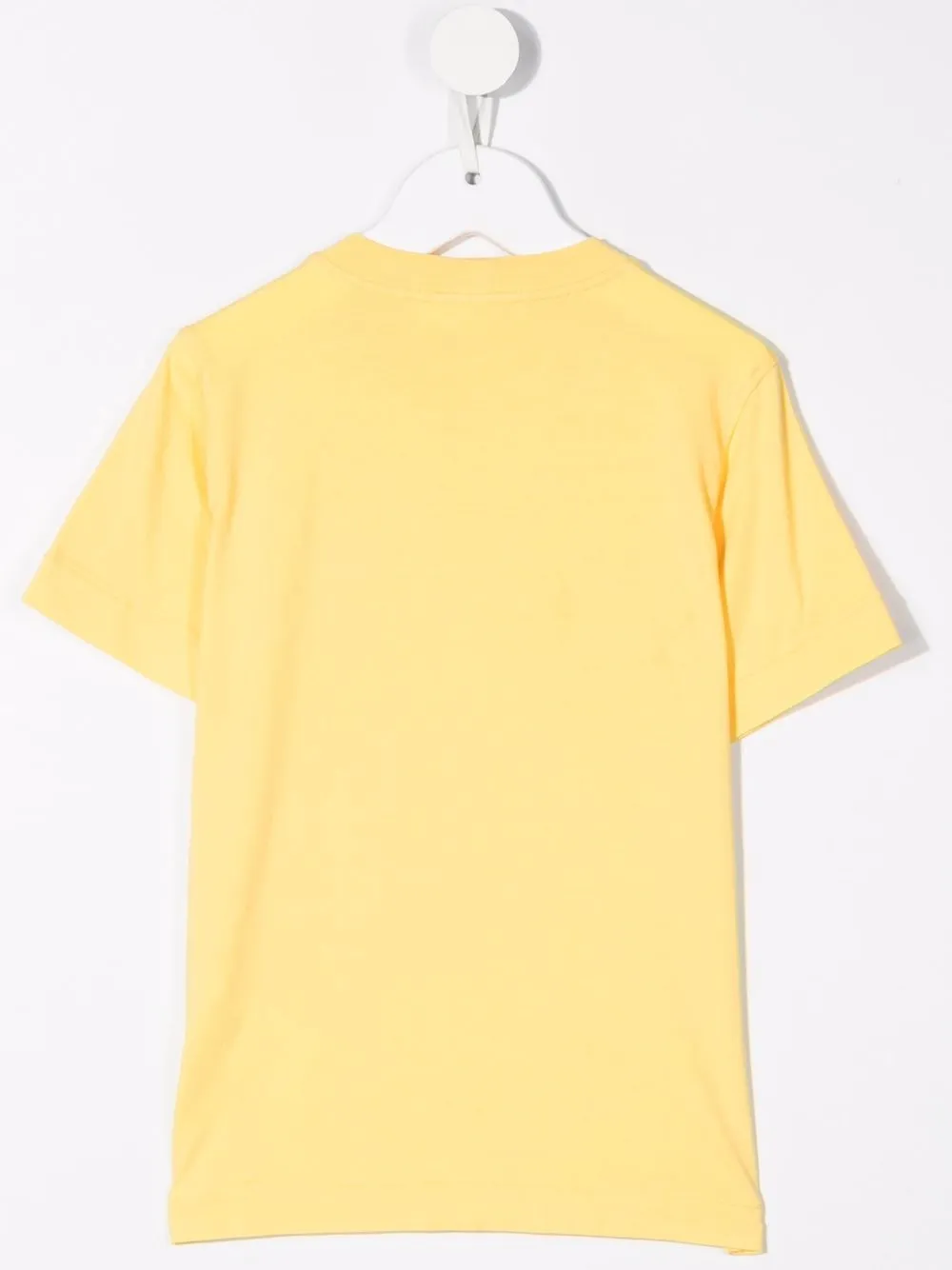 Stone Island Junior T-shirt met logopatch - Geel