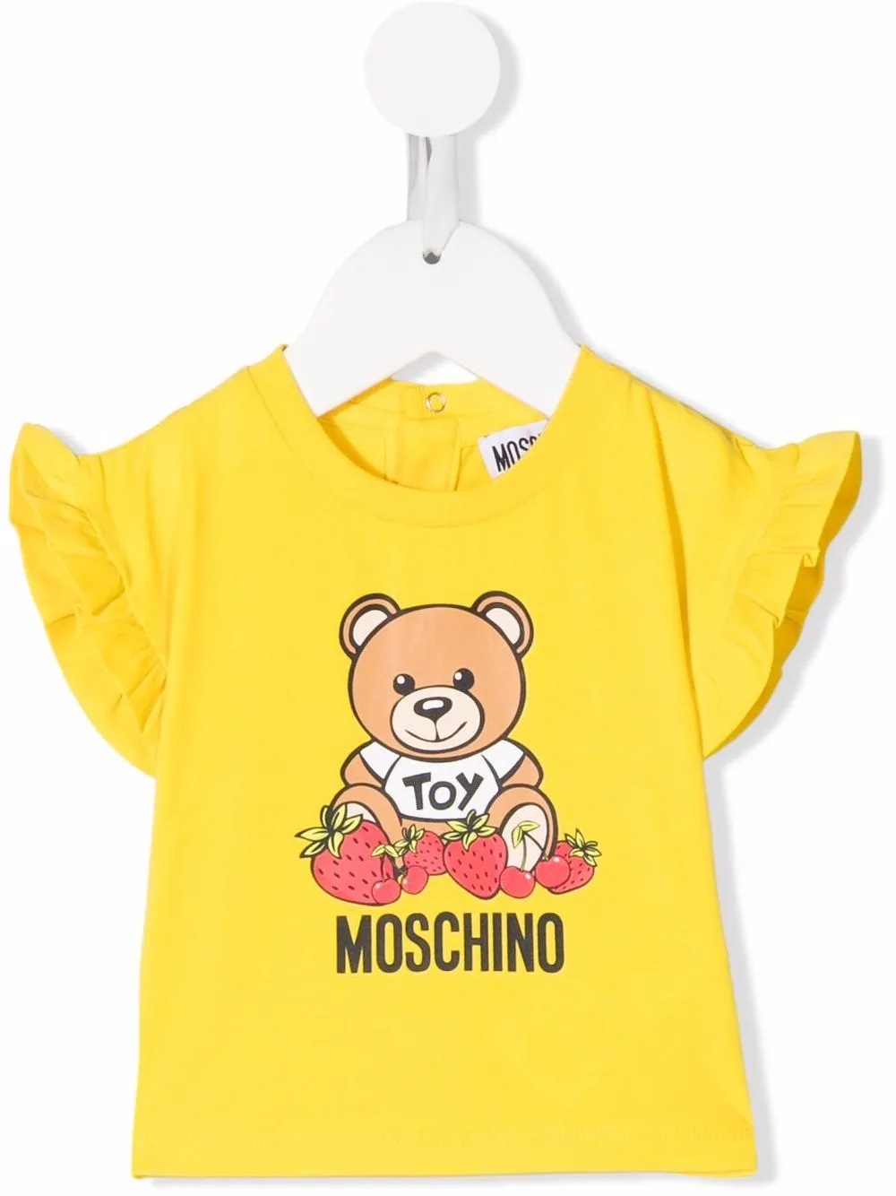 Moschino Kids футболка с принтом Teddy Bear