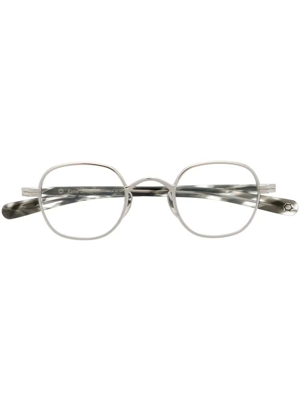 

Kame Mannen square-frame optical glasses - Silver