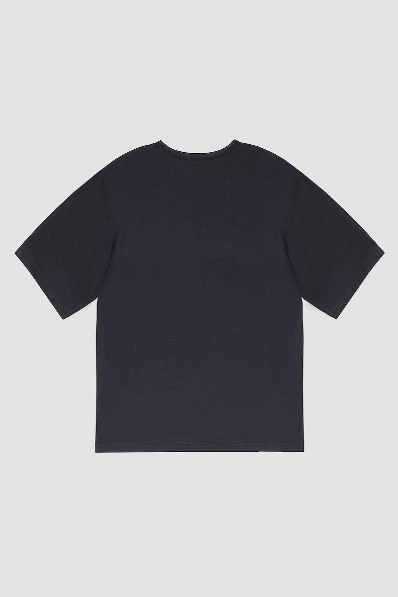 Short Sleeve Stripe Ponte T-Shirt-black #0 Short Sleeve Stripe Ponte T-Shirt, striped crew-neck T-shirt from 3.1 PHILLIP LIM featuring black, jersey knit, bright stripe print, crew neck and short sleeves.- 8