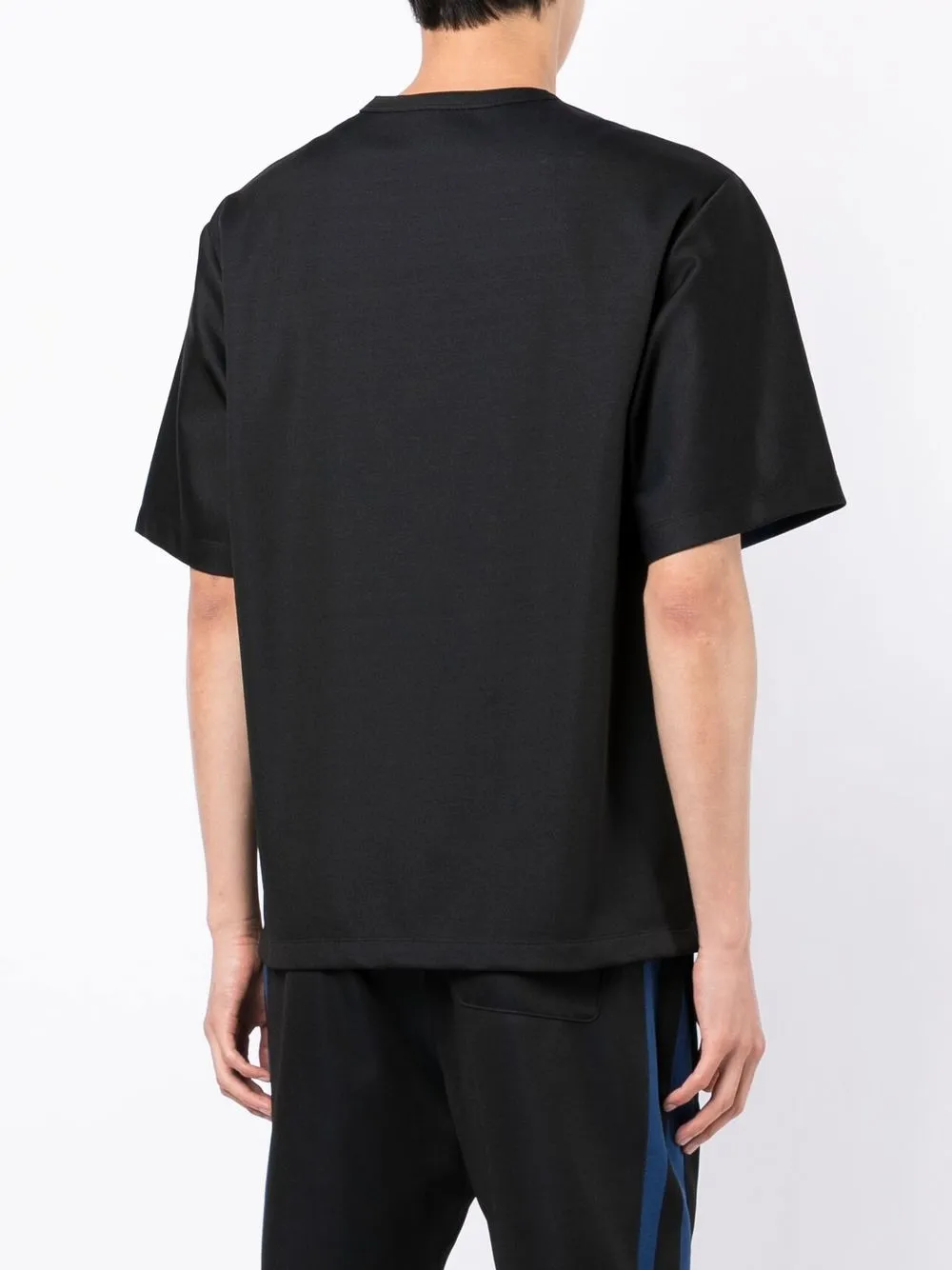 3.1 Phillip Lim Striped Crew-neck T-shirt In Black