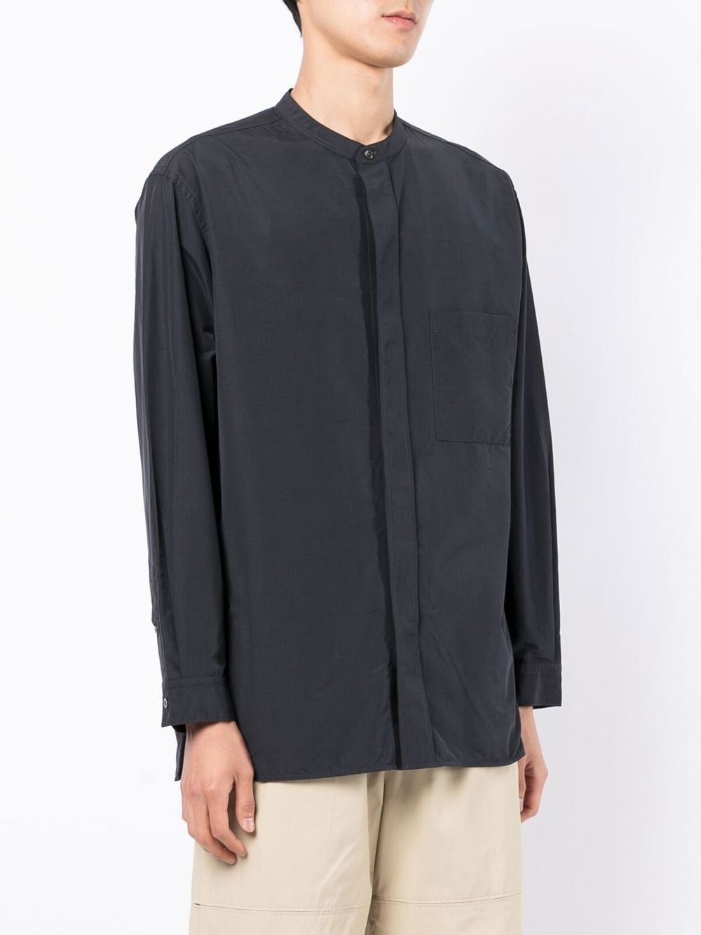 Shop 3.1 Phillip Lim / フィリップ リム Band-collar Shirt In Black