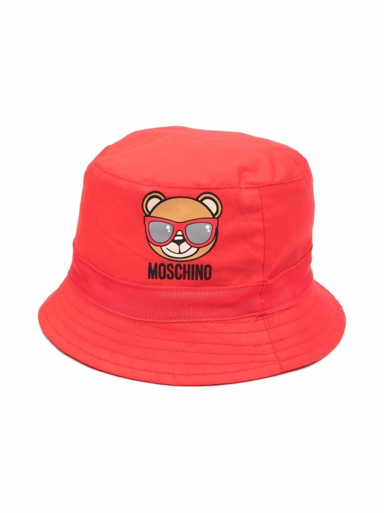 moschino teddy bear bucket hat