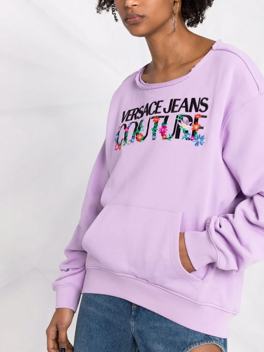 фото Versace jeans couture толстовка с логотипом