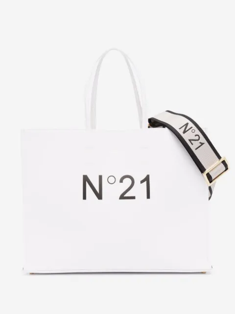 Nº21 logo-print tote bag