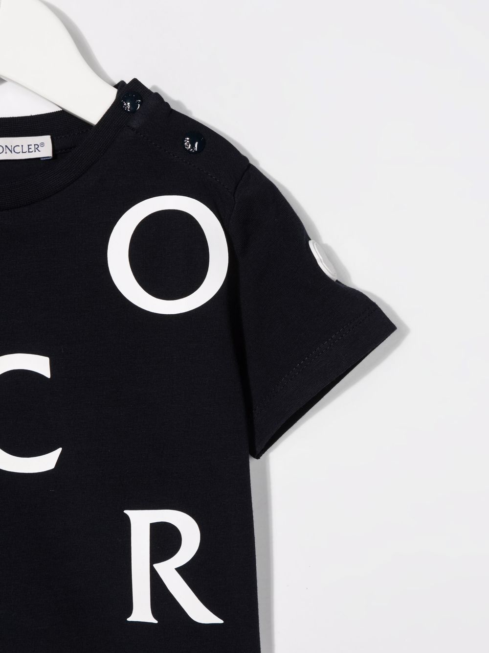 фото Moncler enfant logo-print t-shirt