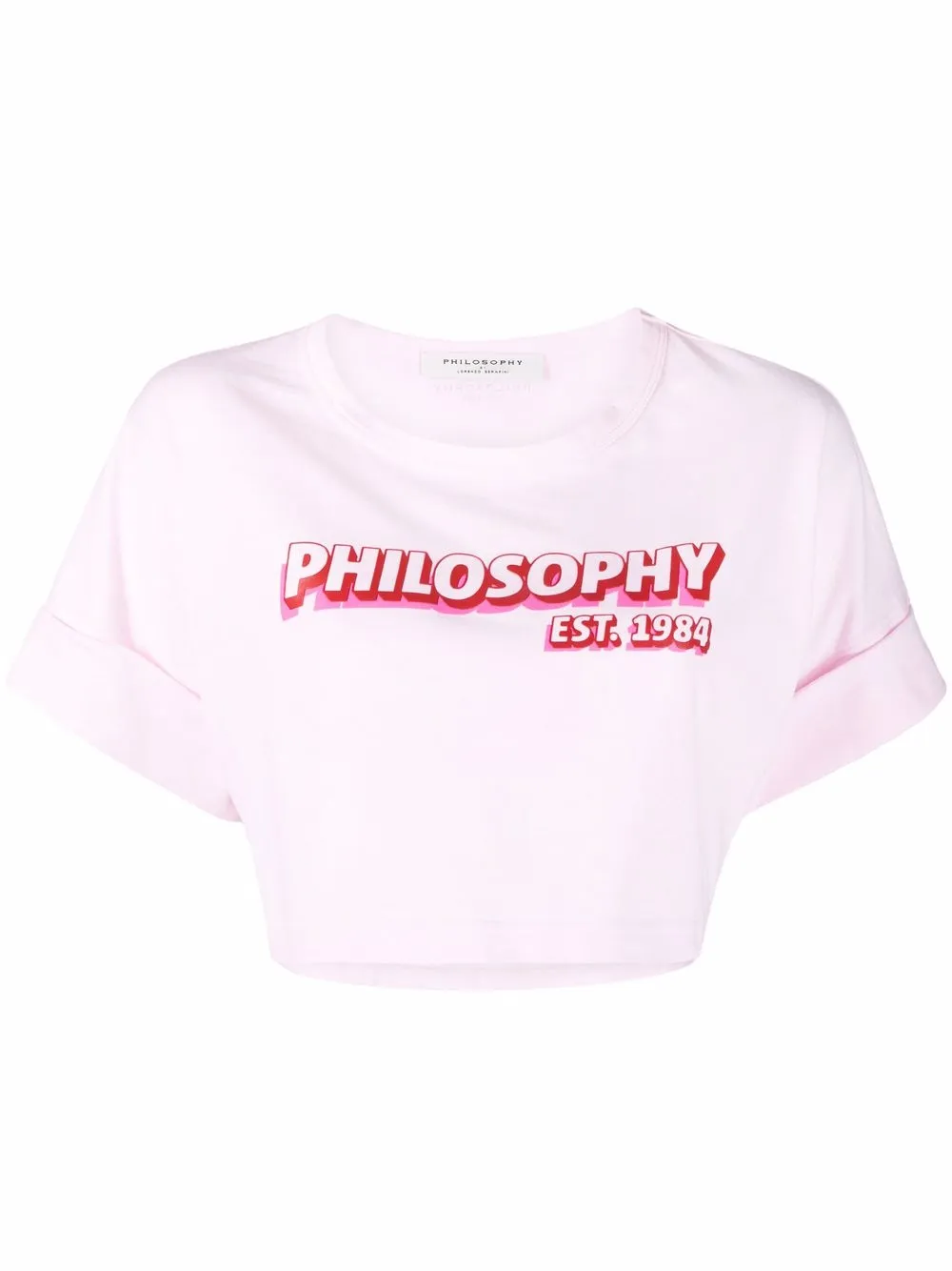 

Philosophy Di Lorenzo Serafini playera con logo estampado - Rosado