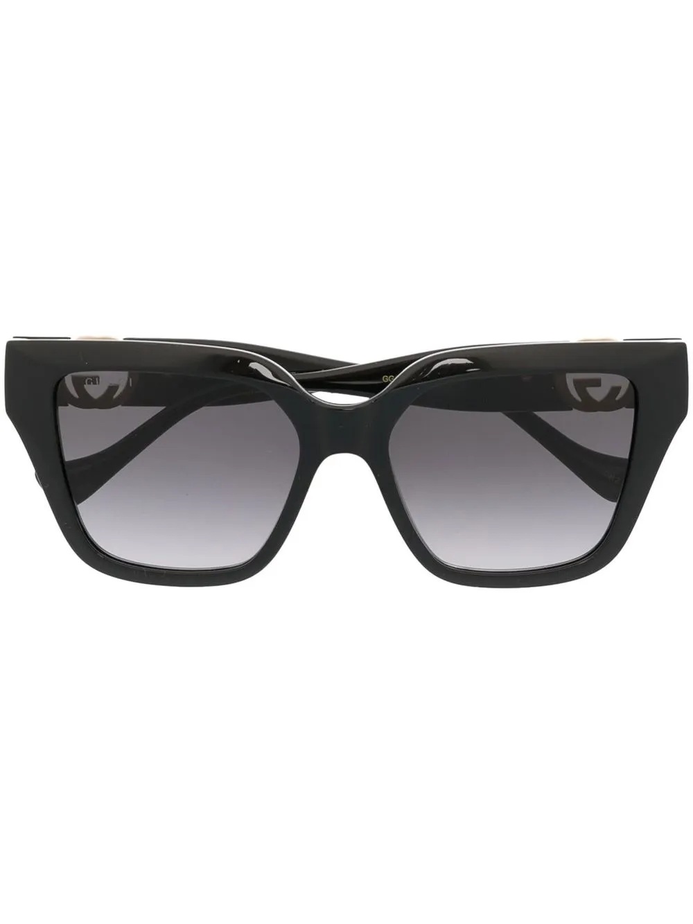 

Gucci Eyewear lentes de sol con armazón cuadrada - Negro