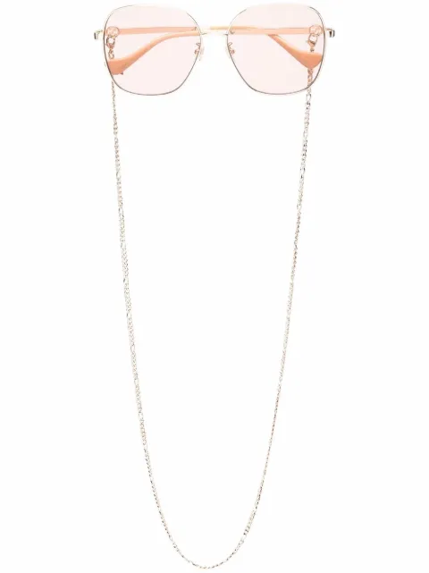 Gucci Eyewear oversize rounded sunglasses