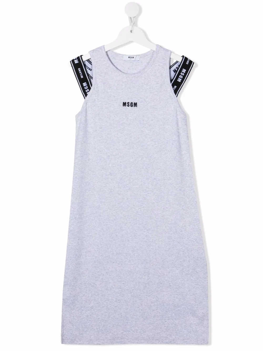 фото Msgm kids платье с логотипом