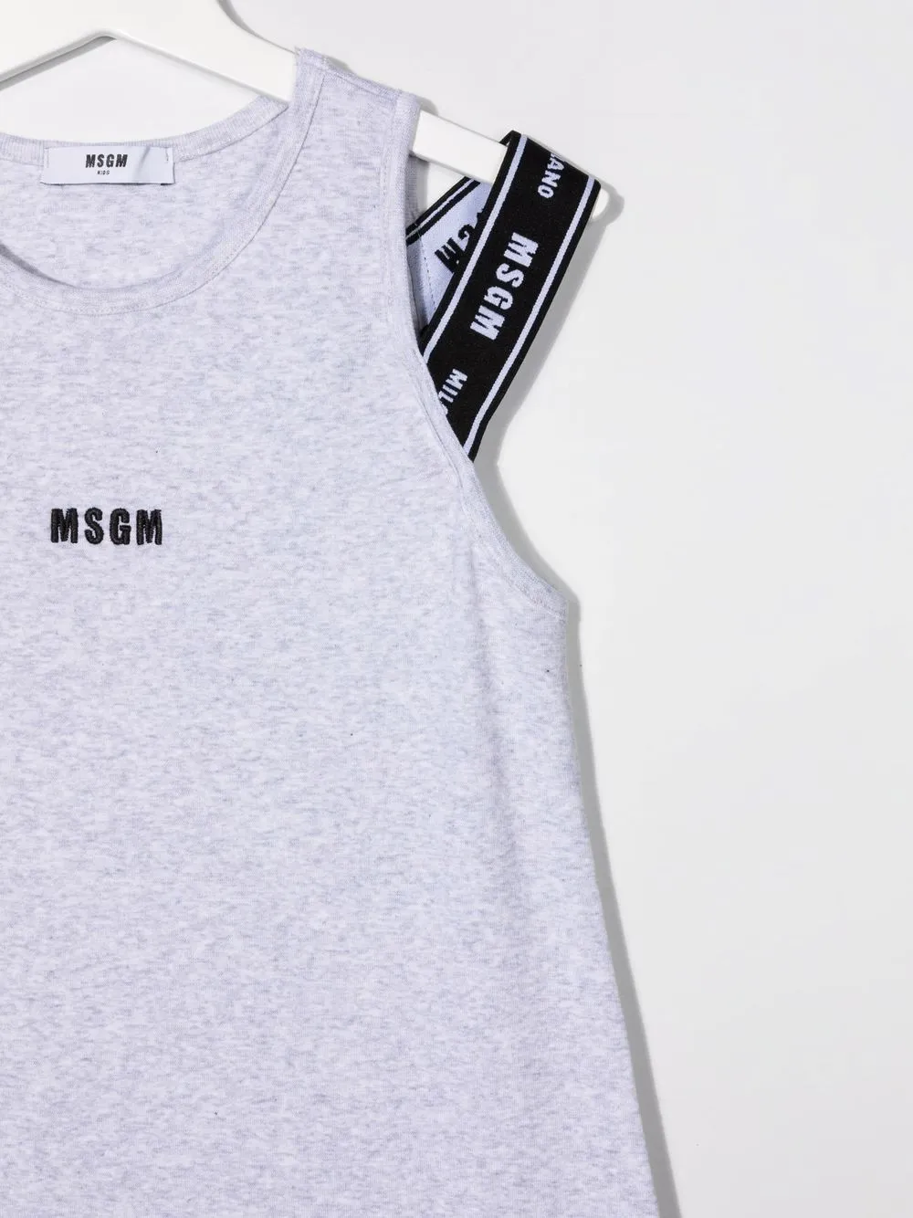 фото Msgm kids платье с логотипом