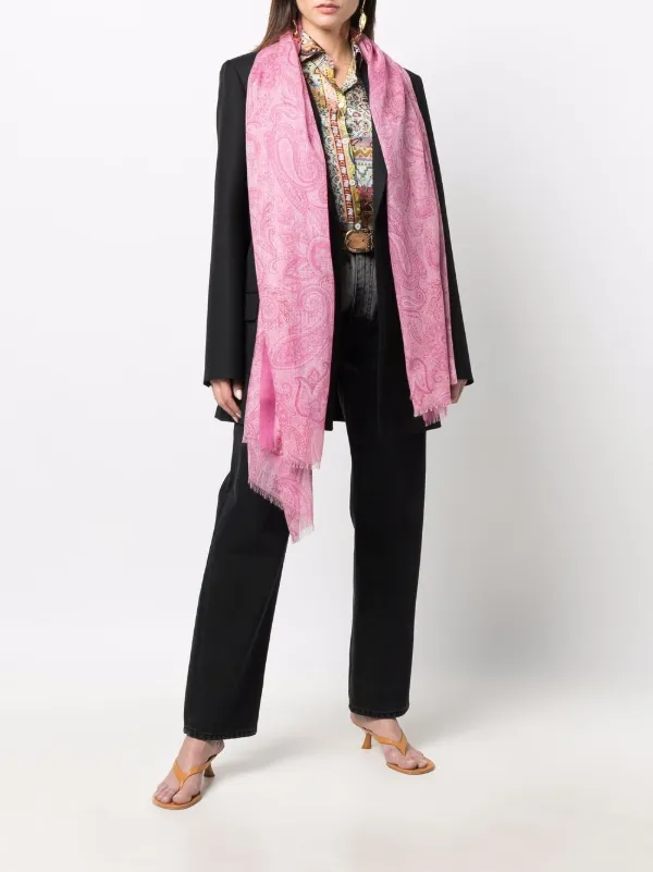 ETRO paisley-print Cashmere Scarf 
