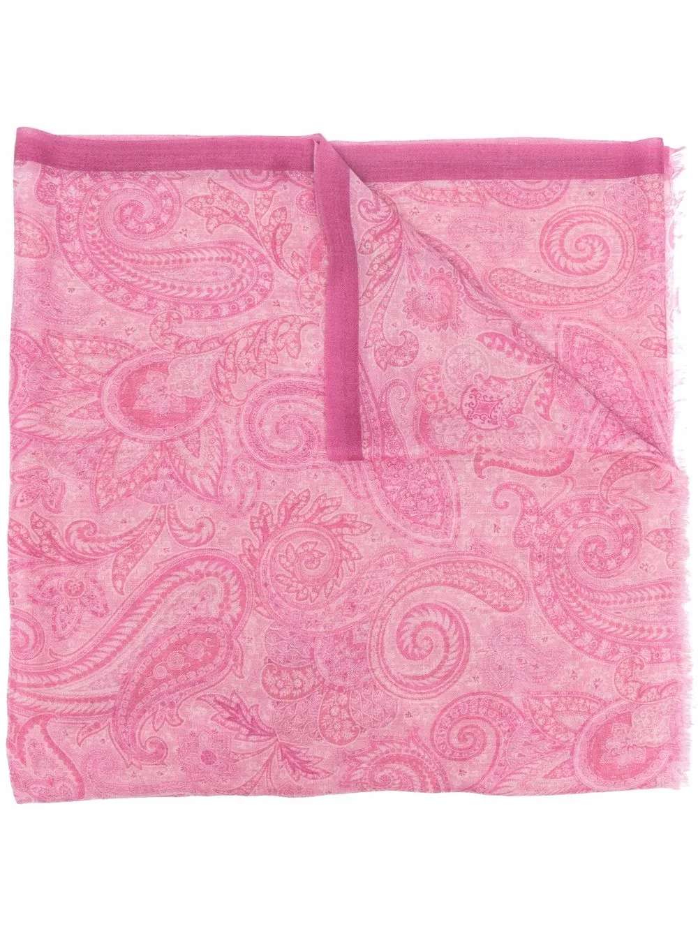 

ETRO paisley-print cashmere scarf - Pink