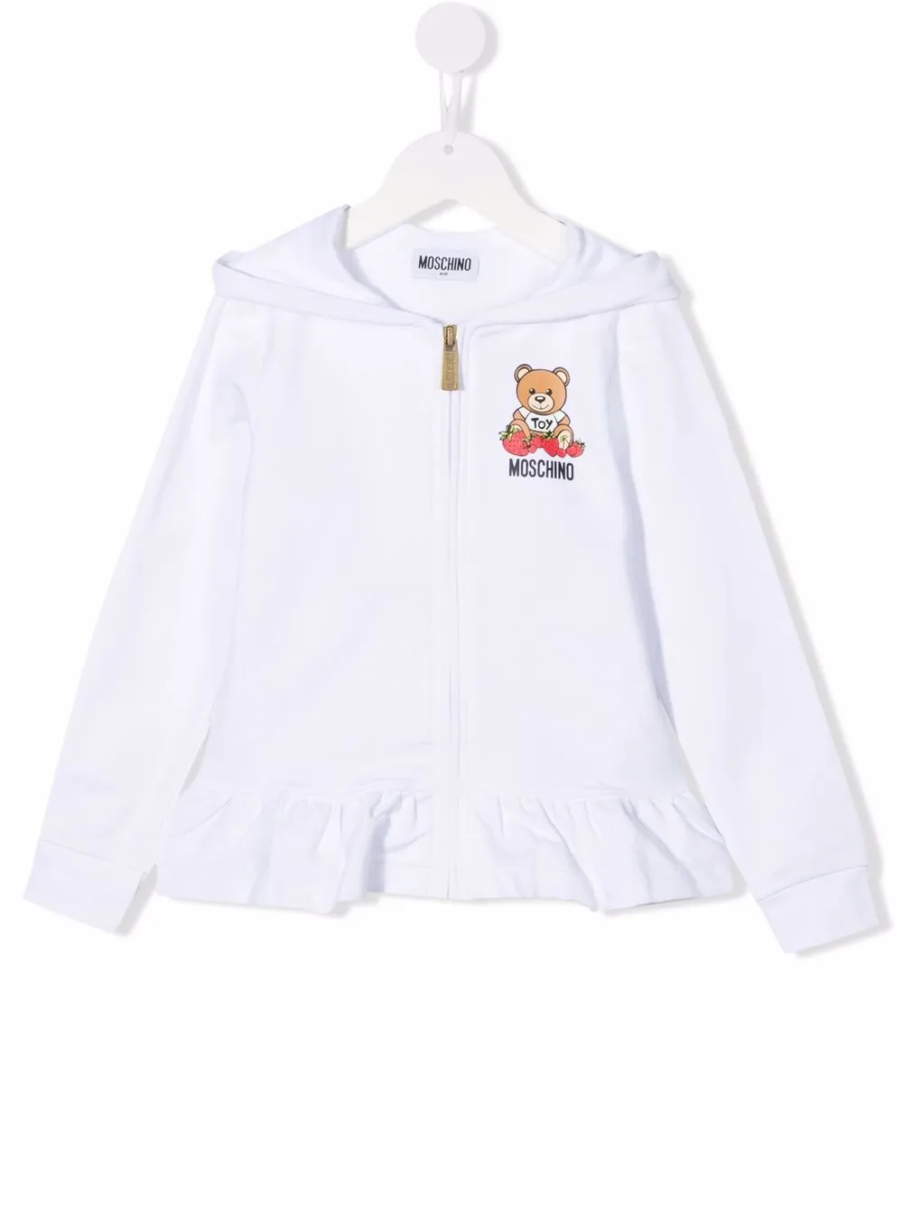 

Moschino Kids hoodie con motivo Teddy Bear - Blanco