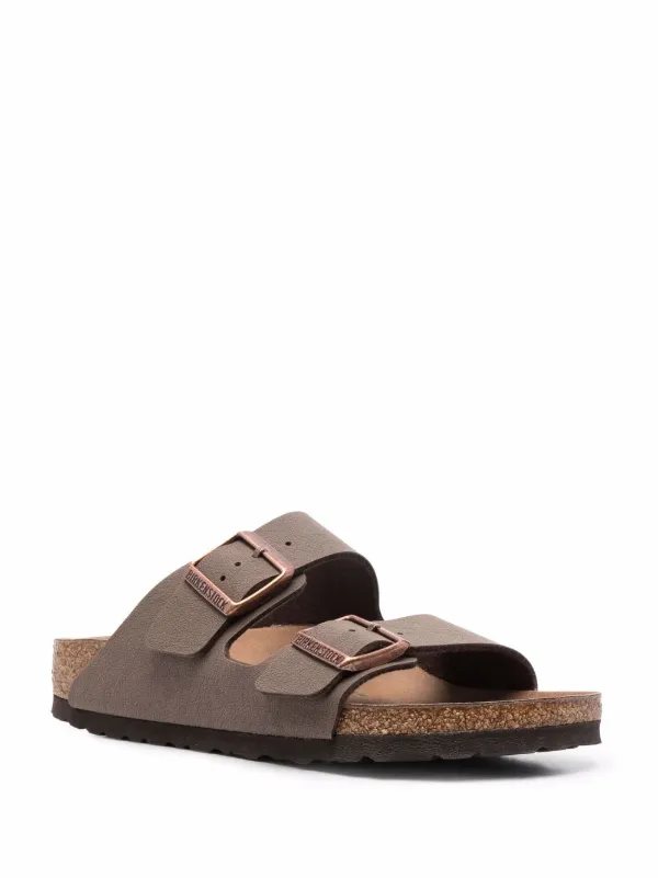 Arizona Birkenstock Birkenstock Vegan Slippers Birkenstock Arizona Vegan  Sandals Brown FARFETCH PH