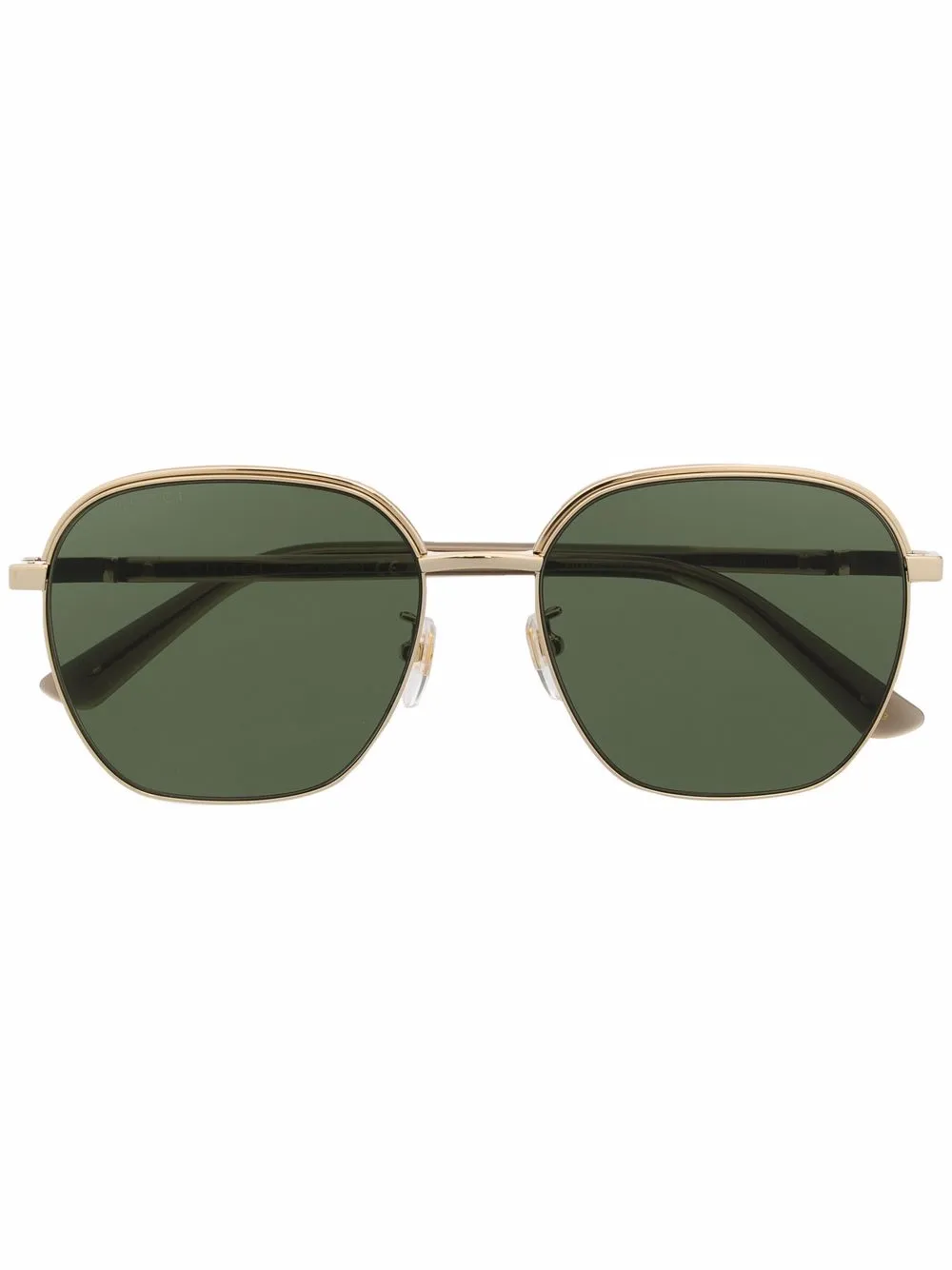 

Gucci Eyewear oversized-frame sunglasses - Gold