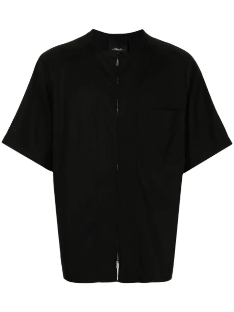 3.1 Phillip Lim zipped baseball shirt
