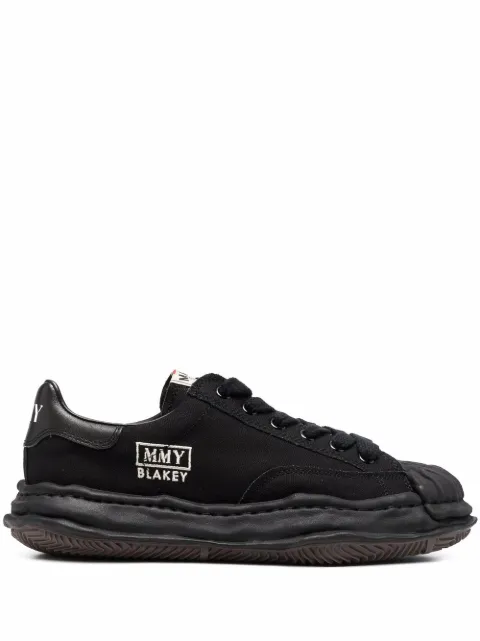 Maison MIHARA YASUHIRO ridged-trim low-top sneakers