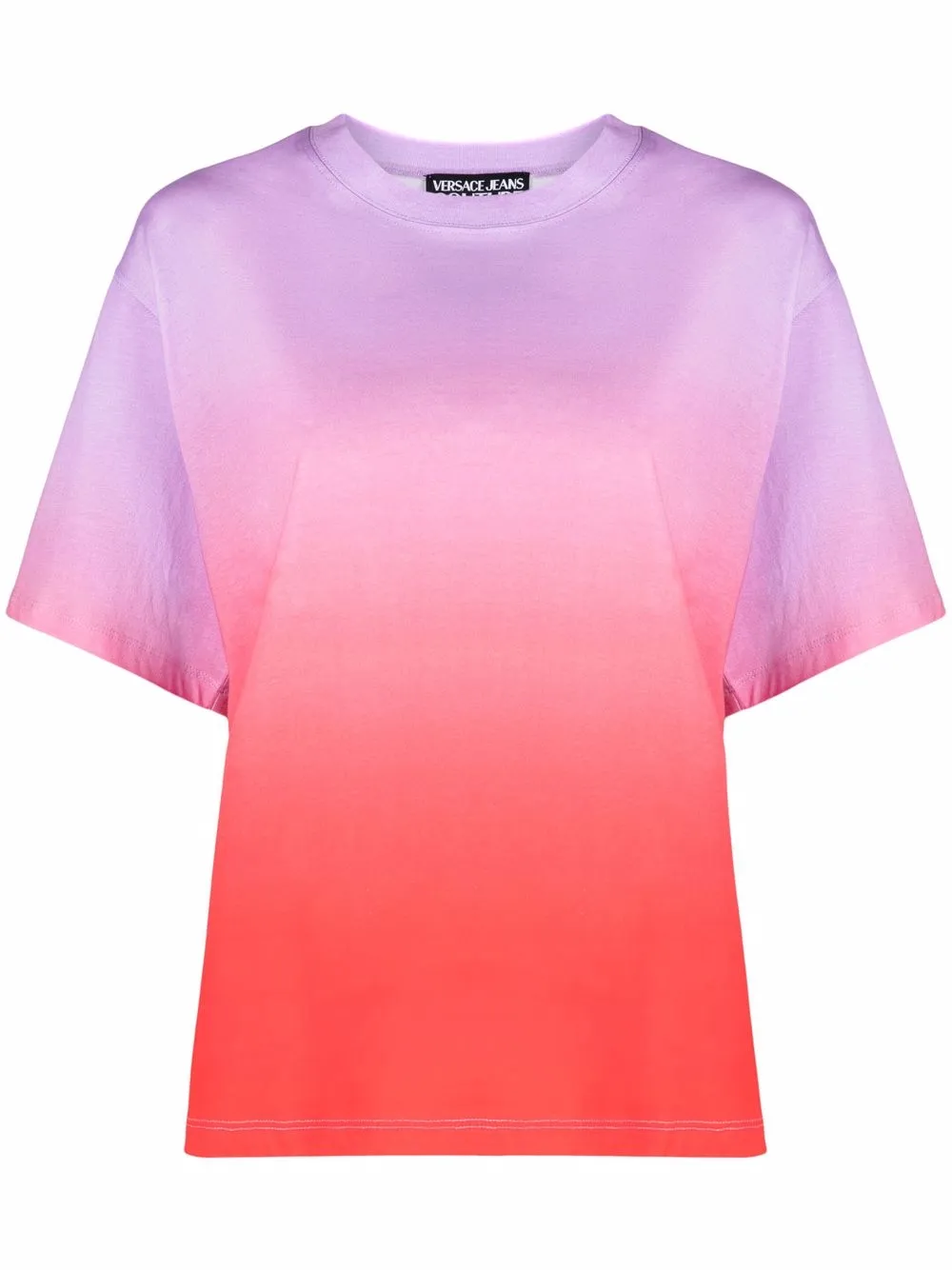 

Versace Jeans Couture playera manga corta con logo estampado - Rosado