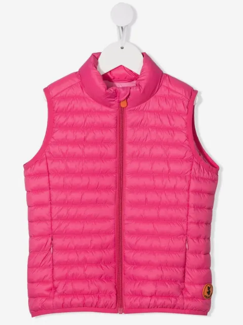 Save The Duck Kids quilted zip-up gilet
