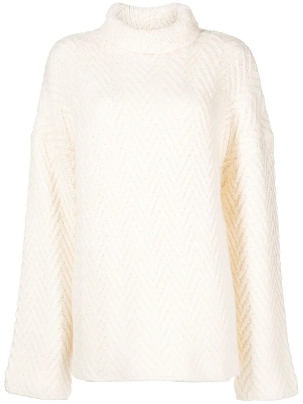 

SIR. Jeane high-neck jumper - White