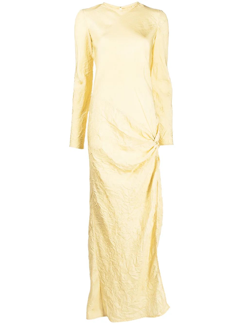 sir maev slip dress in yellow