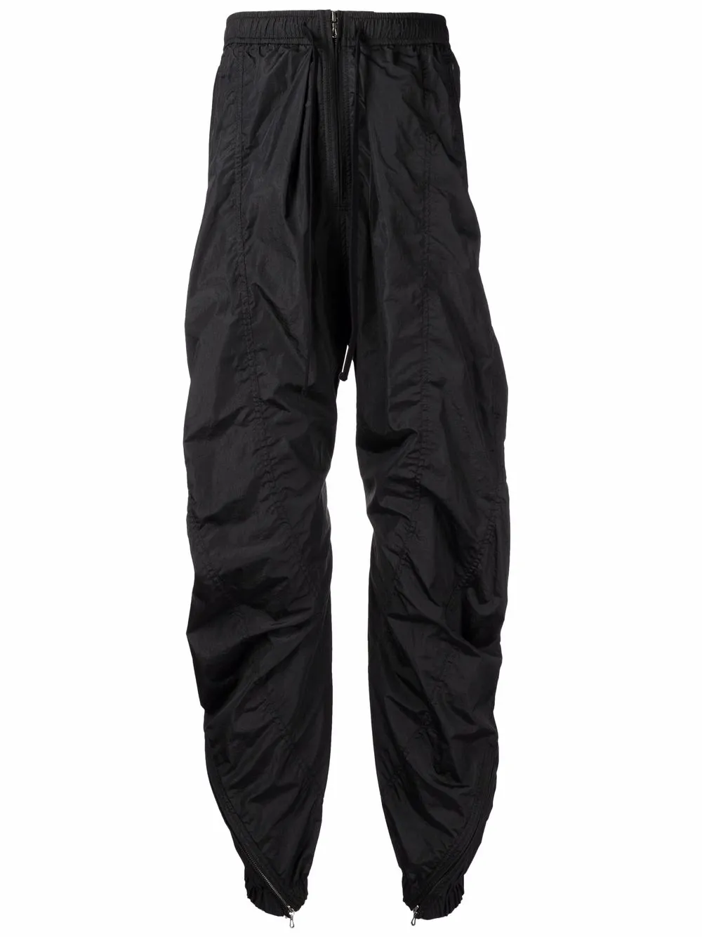 Julius pantalones con cordones en la pretina - Negro