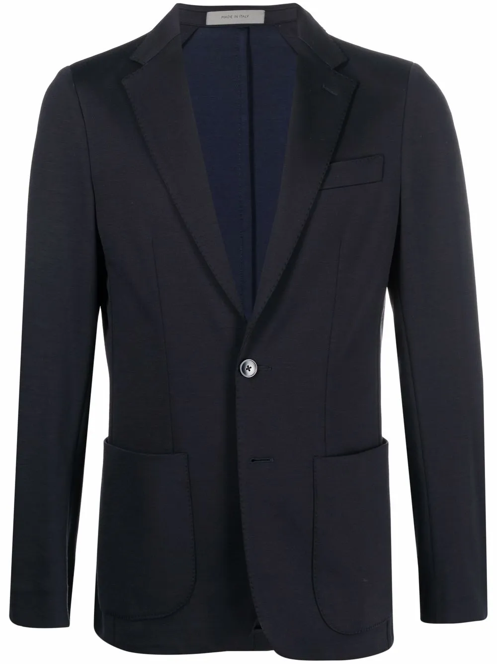 

Corneliani single-breasted wool blazer - Blue