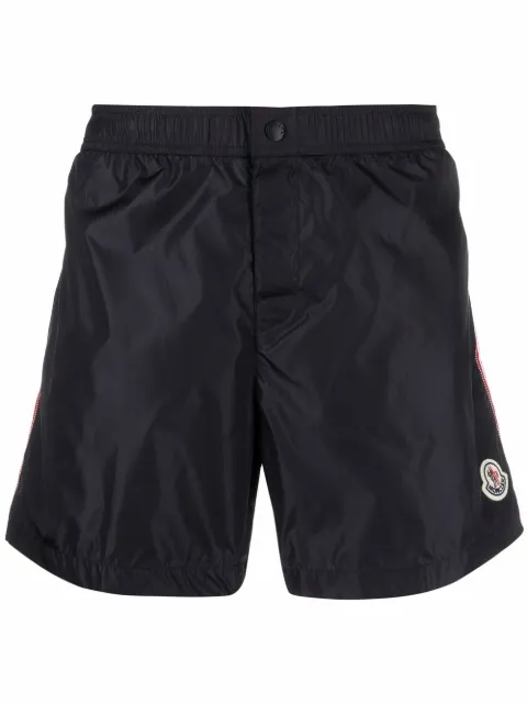 Moncler logo-patch swim shorts