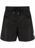 Moncler logo-patch swimming shorts - Black