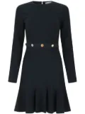 Alexander McQueen ribbed-knit mini dress - Blue