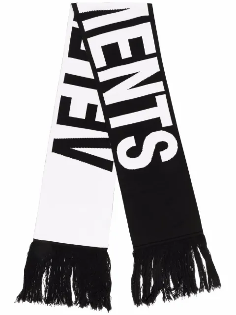 VETEMENTS Sjaal met logoprint