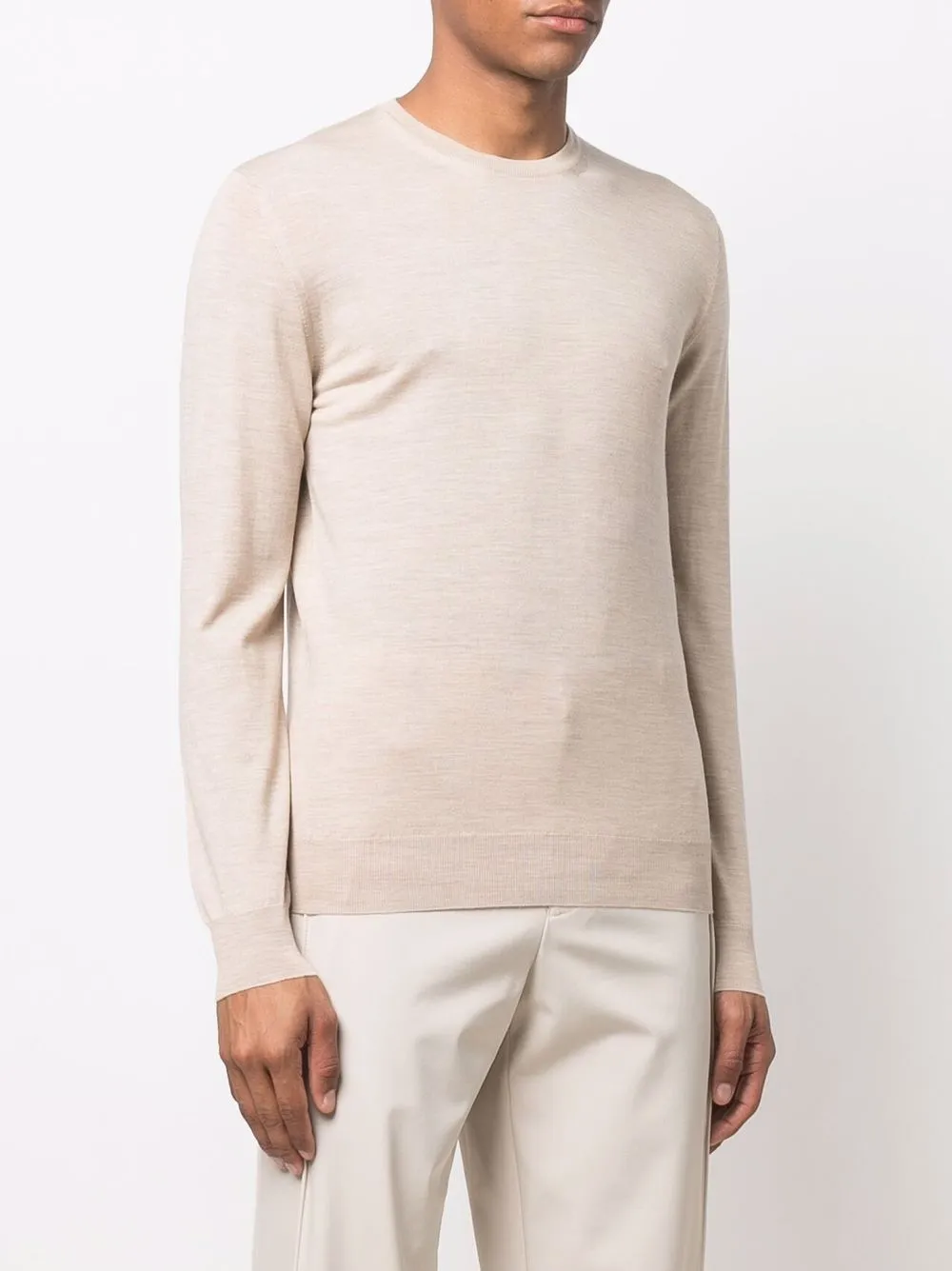 Mauro Ottaviani Pullover Mit Rundhalsausschnitt   Nude 