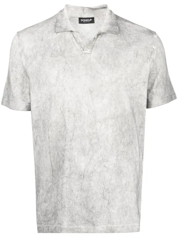 DONDUP tie-dye Cotton Polo Shirt - Farfetch